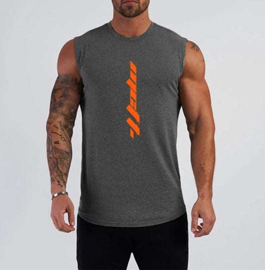 Men's Cotton Sleeveless Gym Tank Top – Lightweight Sportswear for Workouts